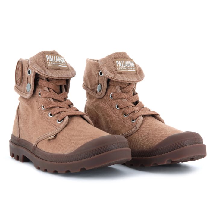 Palladium Baggy Men's Boots Brown | UK O730-ZWS